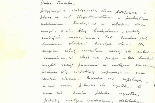 List Kard. Wyszyńskiego 1956.V.03 Komańcza 1, fre