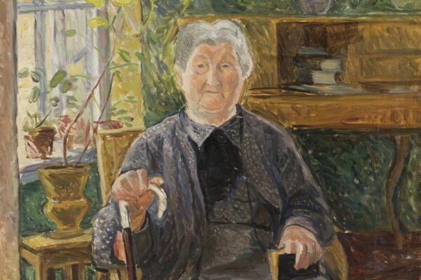 Adam Kossowski_Portret babci_ olej, płótno_kolekcja MAW